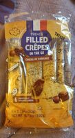 Filled crepes chocolate hazelnut
