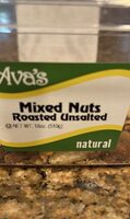 Mixed nuts roasted unsalted
