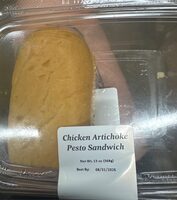 Chicken Artichoke Pesto Sandwich