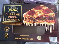Supreme Pizza lasagna