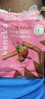 Fruit snaps chocolate strawberry
