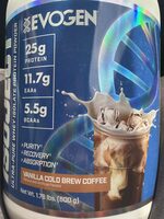 Isoject Vanilla Cold Brew Coffee Protein Powder