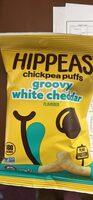 Groovy White Cheddar Baked Chickpea Puffs