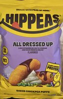 Baked chickpea puffs