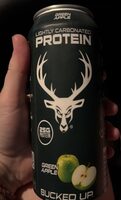 Lightly carbonated protein green apple