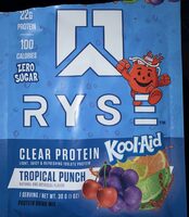 Clear Protein drink mix tropical punch