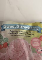 Sweet Strawberry ice cream mix