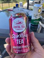 Sparkling Tea Hibiscus Punch