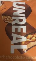 Dark chocolate caramel peanut nougat bars