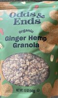 Organic ginger hemp granola