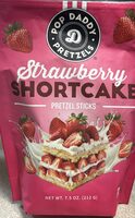 Strawberry shortcake pretzel sticks
