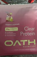 Clear protein Raspberry lemonade