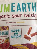 Watermelon lemonade organic sour twists