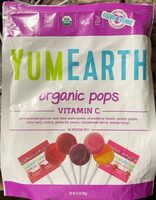 Organic Vitamin C Pops Pom, Watermelon, Strawby, Grape, Cherry, Peach, Raspby, Mango