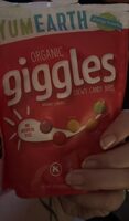 Organic giggles chewy candy bites