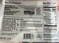 Beef Flat Iron Steam