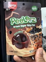 Brown Sugar, Boba Tea Peelable Gummies