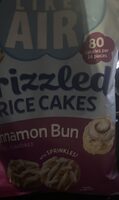 Drizzled Rice Cakes Cinnamon Bun