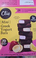 Mini Greek Yogurt Bars