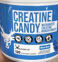 Creatine candy blue raz