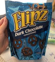 Dark chocolate covered pretzels