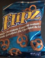 Bretzels enrobés de chocolat au lait