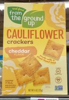 Cauliflower Cheddar Veggie Crackers