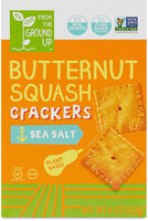 Butternut Squash Crackers - Sea Salt