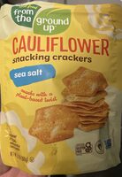 Cauliflower Sea Salt Veggie Snacking Crackers