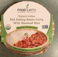 Red Kidney Beans Curry with Steamed Rice