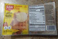 Gluten free golden waffle