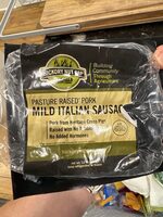 Pasture Raised Pork Mild Italian Sausage