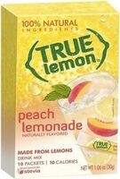 True lemon peach lemonade drink mix