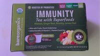 Immunity tea with superfoods