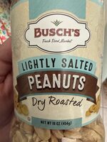 Lightly salted peanuts - dry roasted