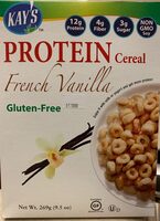 French vanilla protein cereal, french vanilla