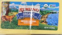 Organic Sliced Medium Cheddar - 2 lb.