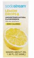Unsweetened natural flavor essence lemon drops, unsweetened