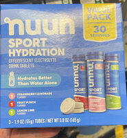 Sport Hydration Effervescent Electrolyte Drink Tablets