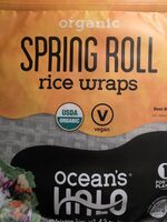 Organic SPRING ROLL rice wraps