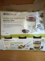 Dubai Style Chocolate Mousse Cups