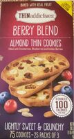 Berry Blend Almond thin cookies