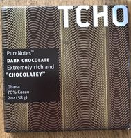 Pure notes dark chocolate