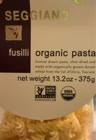 Organic Fusilli Organic Pasta