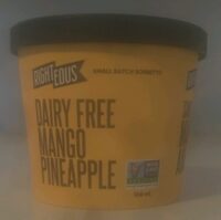 Dairy Free Mango Pineapple Sorbetto