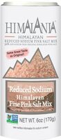 Himalania reduced sodium himalayan fine pink salt mix shaker