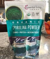 Organic spirulina powder