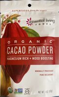 Organic cacao powder