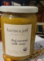 Thai coconut milk soup