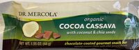 Organic Cocoa Cassava with coconut & chia seeds